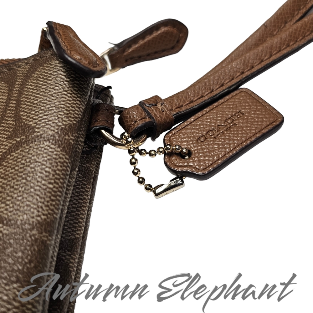 EUC Double Zip Coach Wristlet - Picture 3 of 13